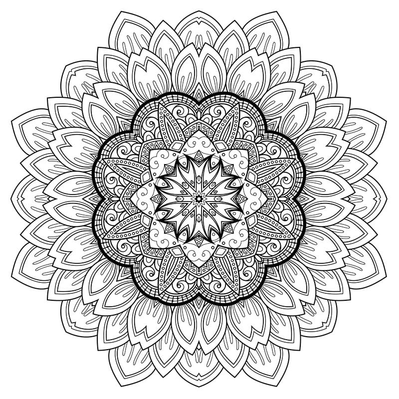 Color Therapy Coloring Pages 6