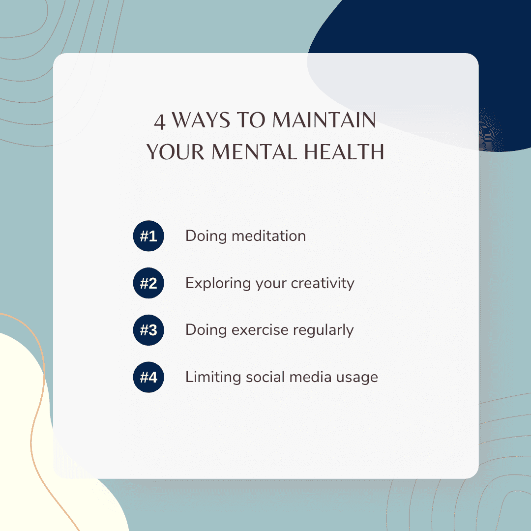 4 Ways to Maintain Your Mental Health